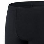 Zwemboxer Shadow Stripe zwart – detail van gladde tailleband en gebogen voornaad